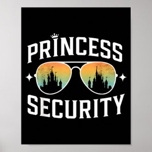 Prinzessin Sicherheit Geburtstag Vater Bruder Schl Poster
