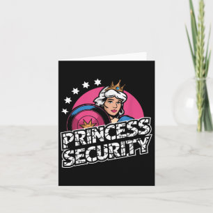 Prinzessin Sicherheit Geburtstag Vater & Mutter Ju Karte