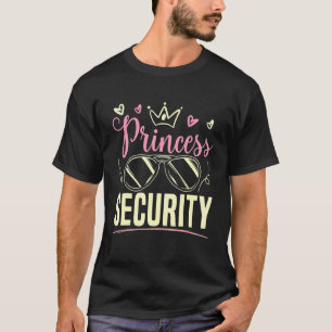 Prinzessin Sicherheit Prinzessin Schutz Vater Bro T-Shirt