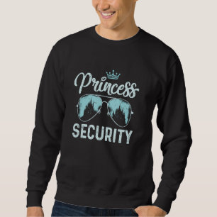 Prinzessin Sicherheits Königreich Geburtstagsfeier Sweatshirt