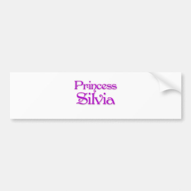 Prinzessin Silvia Autoaufkleber (Vorne)