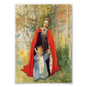 Prinzessin Spring Mother und Tochter Fotodruck