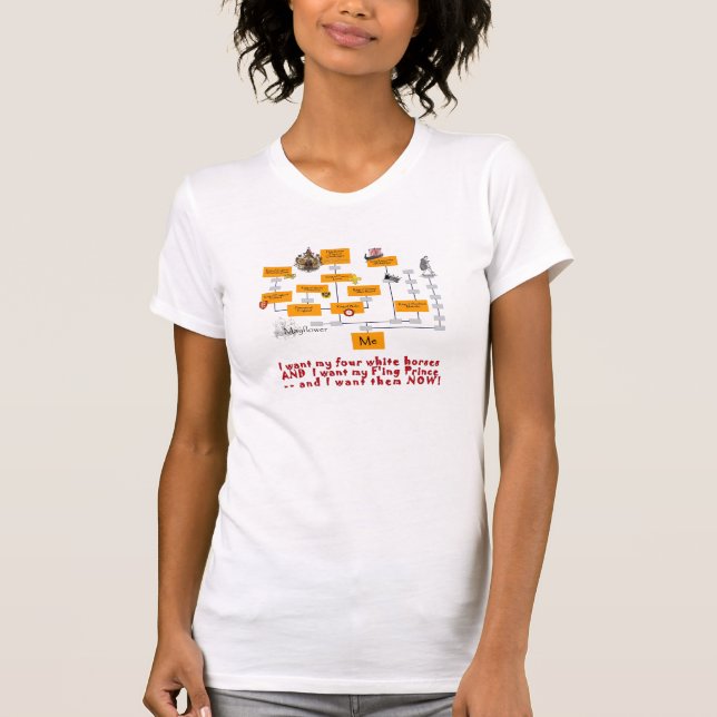 Prinzessin T-Shirt (Vorderseite)