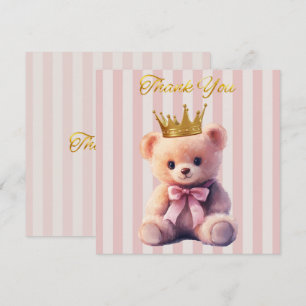 Prinzessin Teddybär Danke