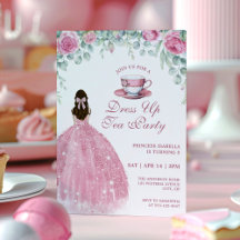 Prinzessin Teeparty Rosa Falscher Glitzer Verkleid