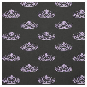 Prinzessin Tiara Crown - Lila Stoff