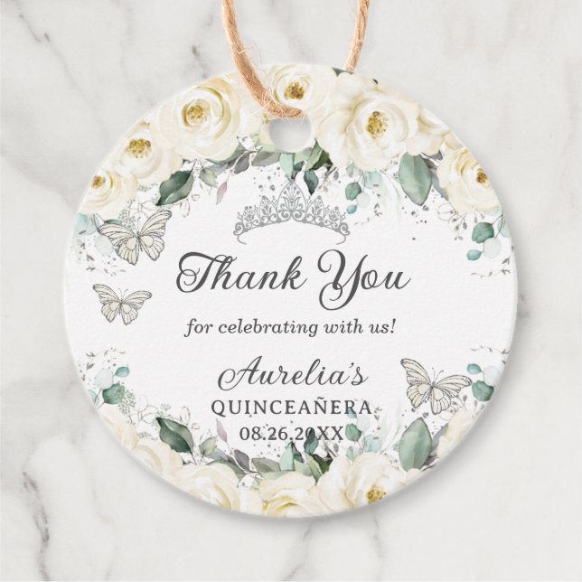 Prinzessin Tiara Geschenkanhänger (Vorderseite)