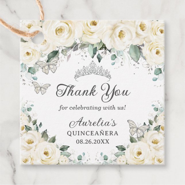 Prinzessin Tiara Geschenkanhänger (Vorderseite)