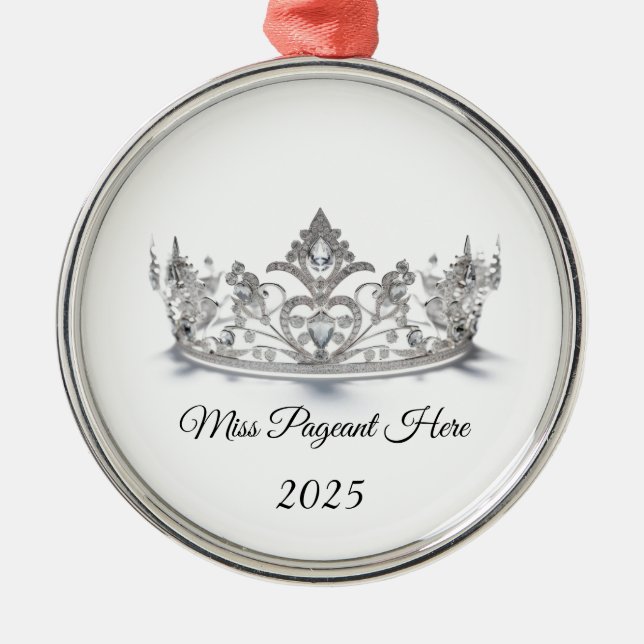 Prinzessin Tiara Ornament Aus Metall (Vorne)