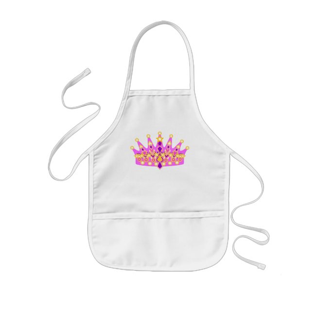 Prinzessin Tiara Party Apron Kinderschürze (Vorne)
