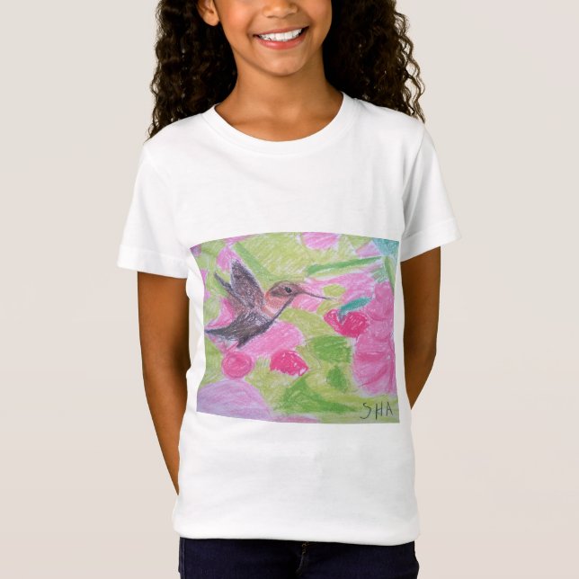 Prinzessin Toytastic Hummingbird Girls' T-Shirt (Vorderseite)