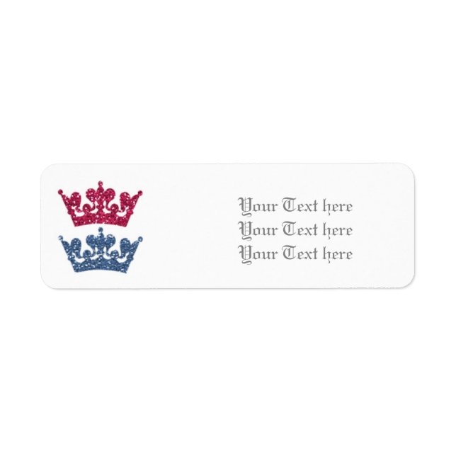 Prinzessin Twins Labels (Vorne)