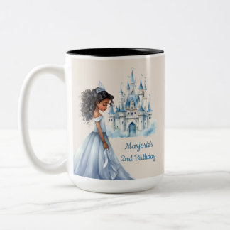 Prinzessin und Burg Zweifarbige Tasse