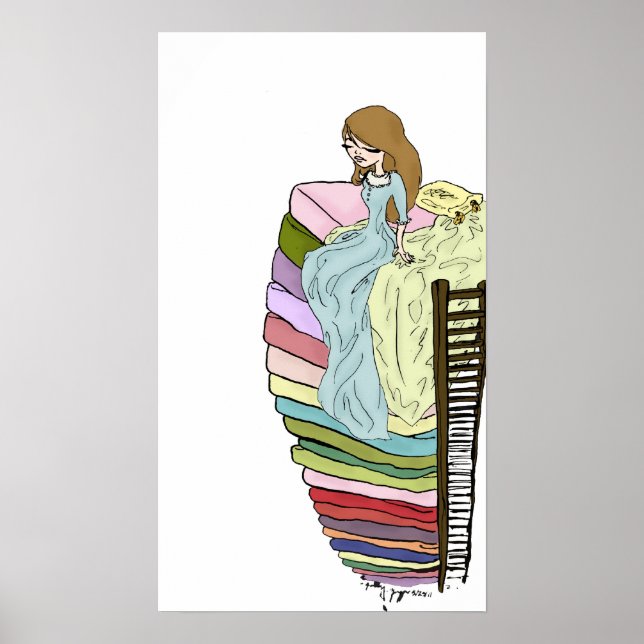 Prinzessin und die Pea Poster (Vorne)