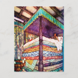 Prinzessin und die Pea Postkarte