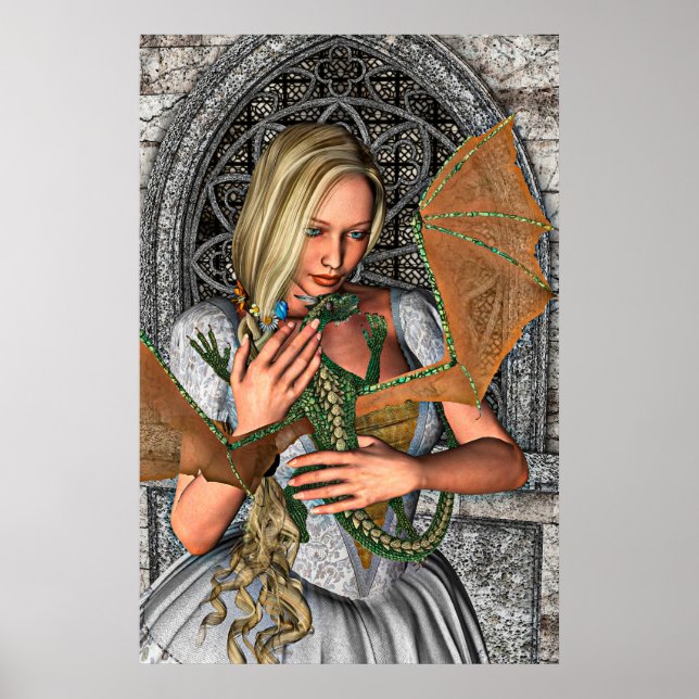 Prinzessin und Drache Poster (Vorne)