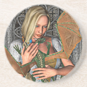 Prinzessin und Drache Untersetzer