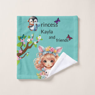 Prinzessin und Freunde Waschlappen