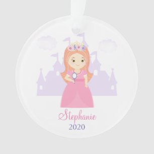 Prinzessin und ihr magischer Spiegel Ornament
