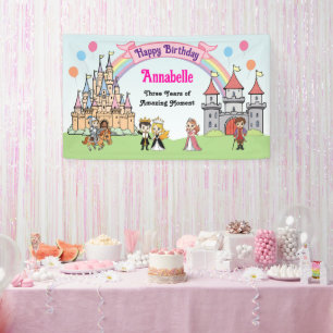 Prinzessin und Prince Fairy Tale Niedlich Royal zu Banner