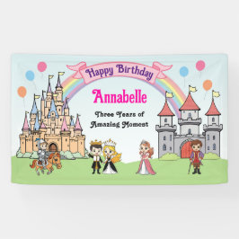 Prinzessin und Prince Fairy Tale Niedlich Royal zu Banner