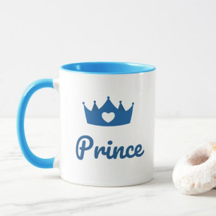 Prinzessin und Prinzessin Moderne Typografie Tasse