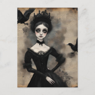 Prinzessin und Ravens Postkarte