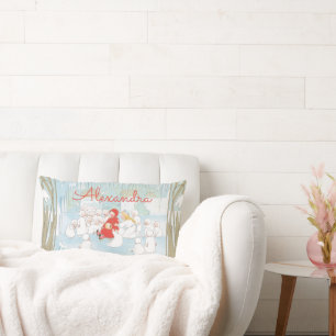 Prinzessin und Schneekinder Sibylle von Olfers Lendenkissen