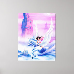 Prinzessin Unicorn, große Leinwand