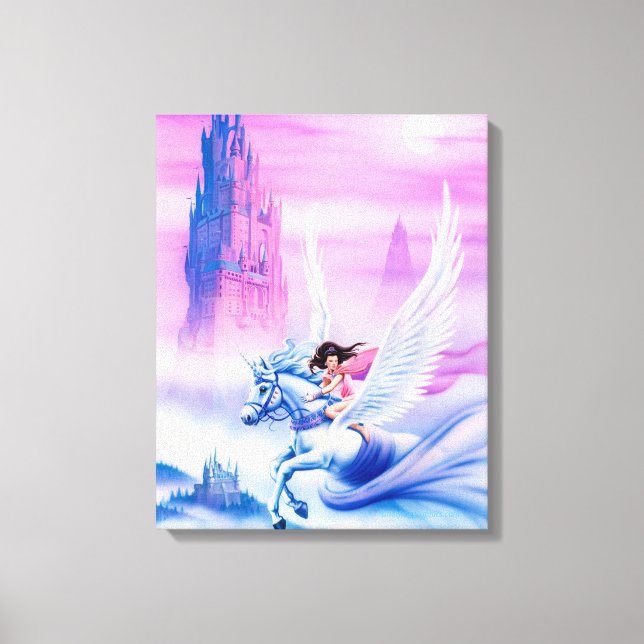 Prinzessin Unicorn, riesige Leinwand (Vorderseite)