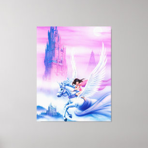 Prinzessin Unicorn, riesige Leinwand