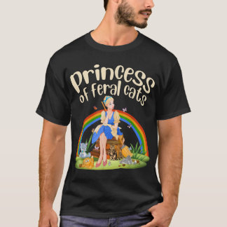 Prinzessin von Wildkatzen mit Katzen t lä T-Shirt