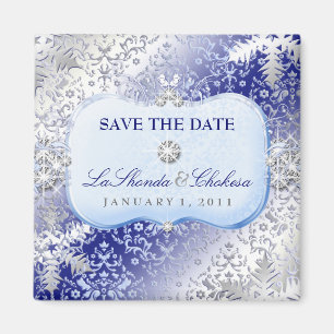 Prinzessin Winter des Eis-311 Save the Date Magnet
