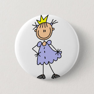 Prinzessin With Crown Button