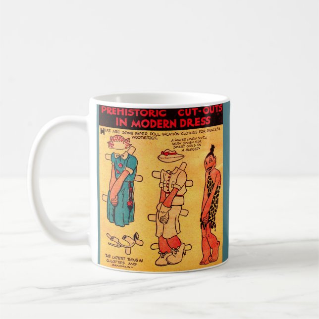 Prinzessin Wootietoot aus dem Comic der 1930er Jah Kaffeetasse (Links)