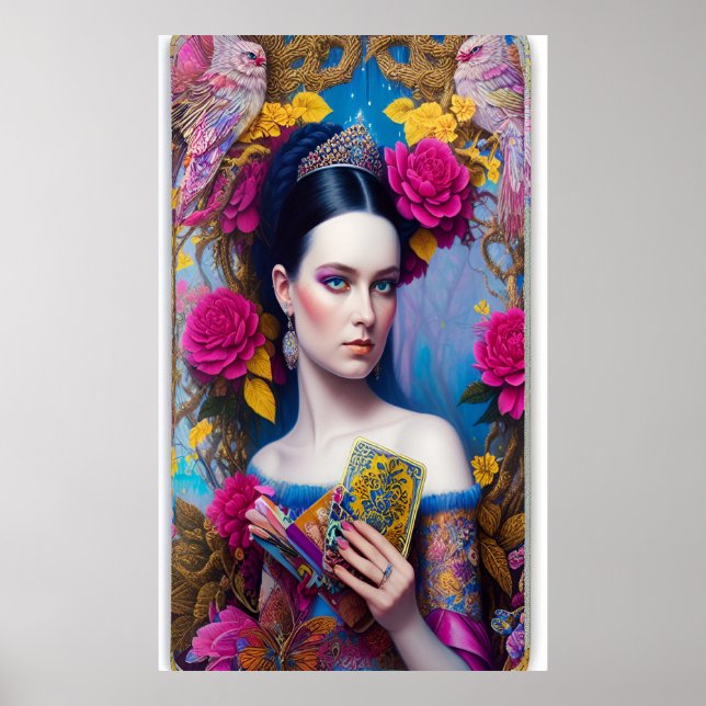 Prinzessin zeigt ihre Handtasche Poster (Vorne)