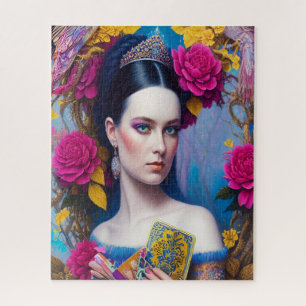 Prinzessin zeigt ihre Handtasche Puzzle