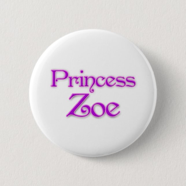 Prinzessin Zoe Button (Vorderseite)
