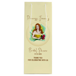 Prinzessin zum Brautparty der Königin Geschenktüte Für Weinflaschen