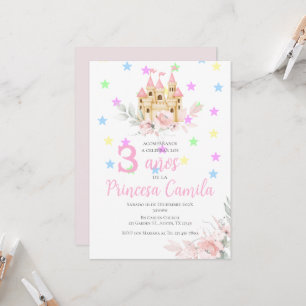 Prinzessin zum dritten Geburtstag Einladung auf ih