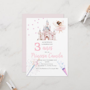 Prinzessin zum dritten Geburtstag Einladung auf ih