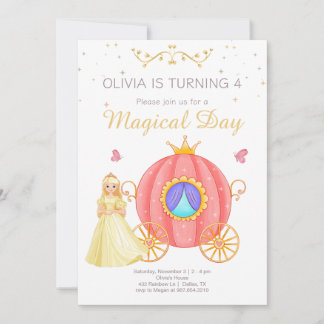 Prinzessin zum Geburtstag, kleine Prinzessin Einladung