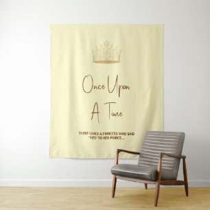 Prinzessin zur Königinnen-Brautdusche Wandteppich