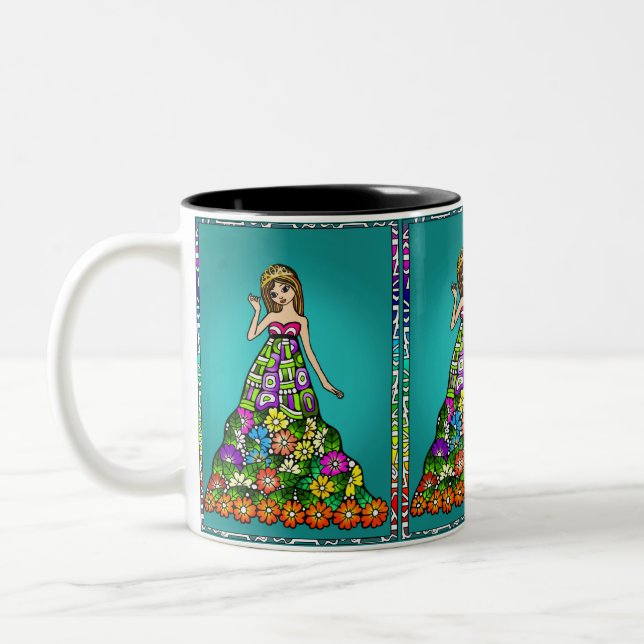 Prinzessin Zweifarbige Tasse (Links)