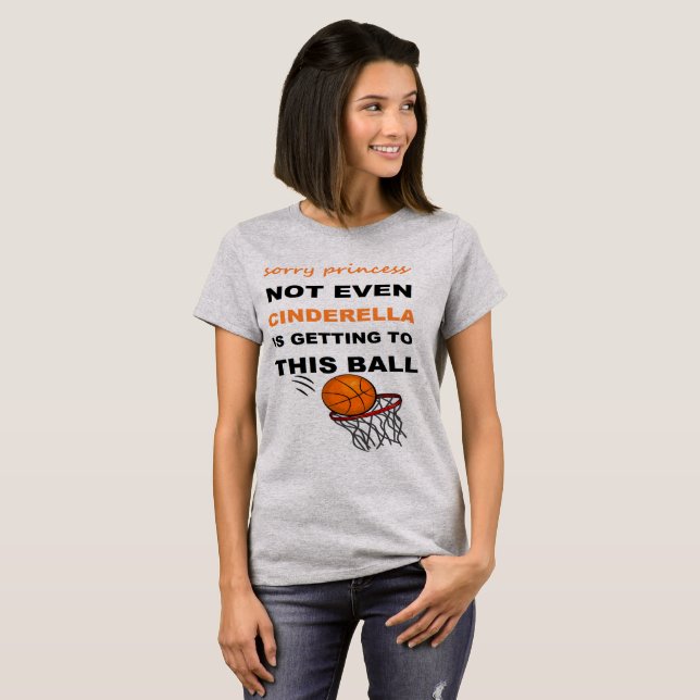 Prinzessinbasketball T-Shirt (Vorne ganz)
