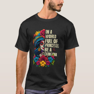 Prinzessinnen Frauen De Los Muertos La Catrina Tag T-Shirt