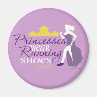 Prinzessinnen tragen Running Shoes Magnet