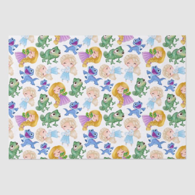 Prinzessinnen und Haustiere Seidenpapier (Vorderseite)