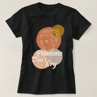 Prinzessinnen weinen keine Texte, die schwarzen T  T-Shirt
