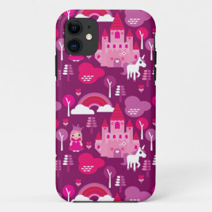 Prinzessinschloss und Einhornregenbogen Case-Mate iPhone Hülle